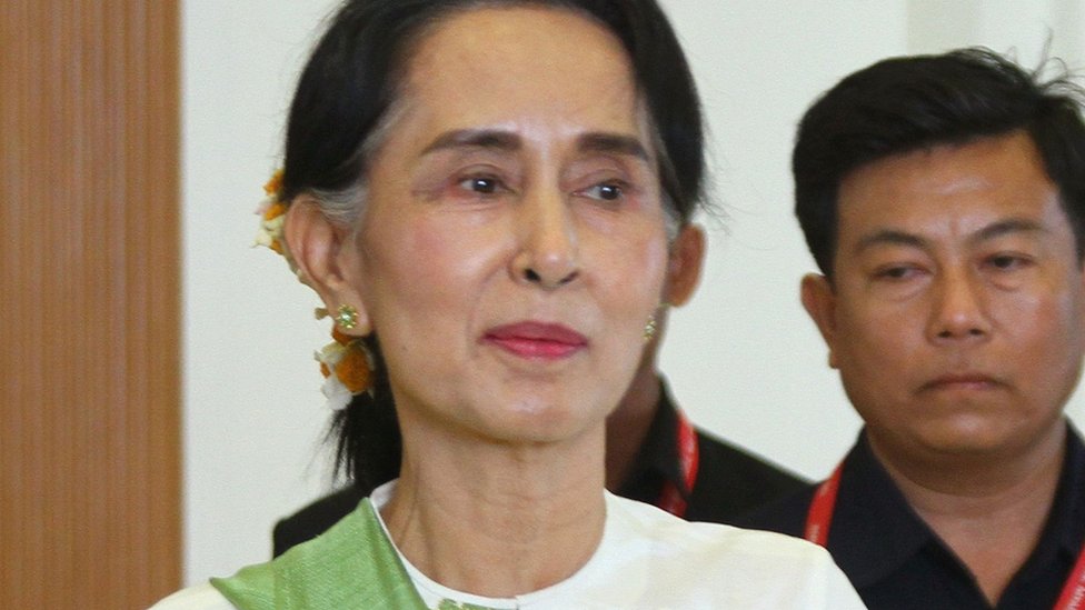 Myanmar's Aung San Suu Kyi