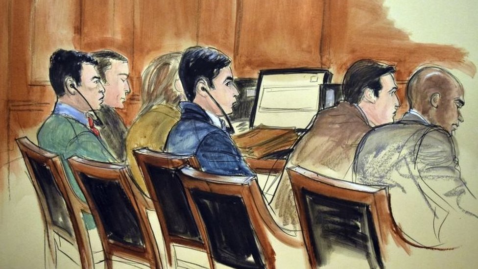 Franqui Francisco Flores de Freitas y Efraín Antonio Campo Flores en su juicio
