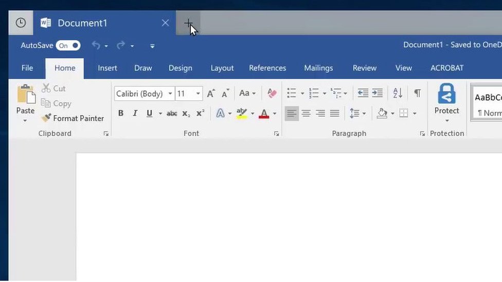 Para acceder a los programas bastará con usar el símbolo "+", sin tener que salir de la aplicación que estemos usando. (Foto: Microsoft).