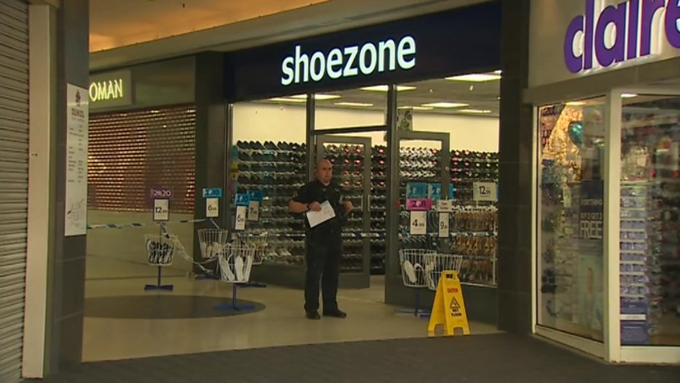 Shoe Zone shop in Bangor targeted in armed robbery