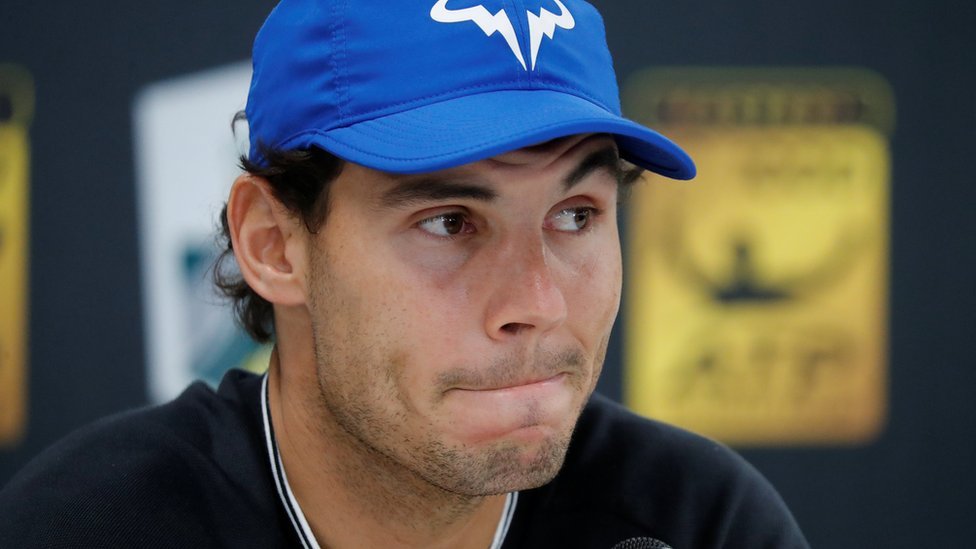 Security guard fails to recognise Nadal at Paris Masters