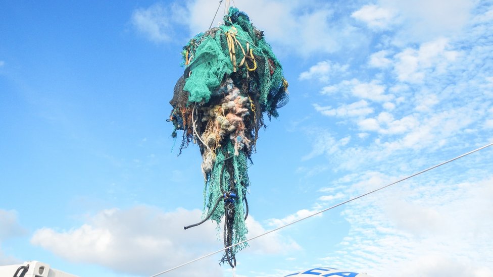 Basura en el océano