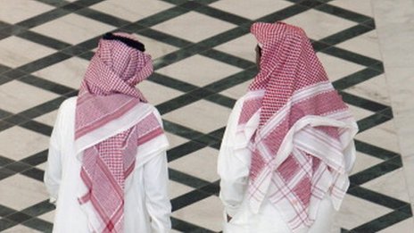 Saudi men