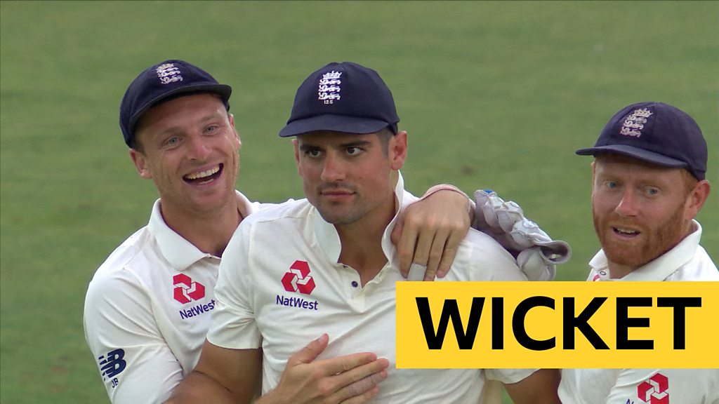 England v India: Alastair Cook's catch dismisses Ajinkya Rahane