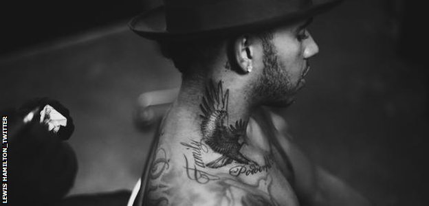 Lewis Hamilton's new tattoo