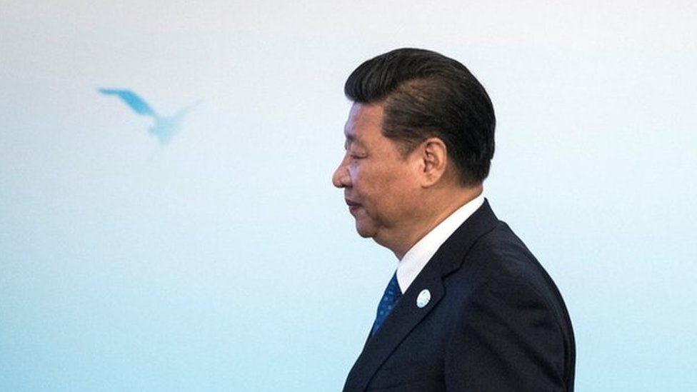 2017年9月5日中國最高領導人習近平在廈門金磚國峰會的記者會上