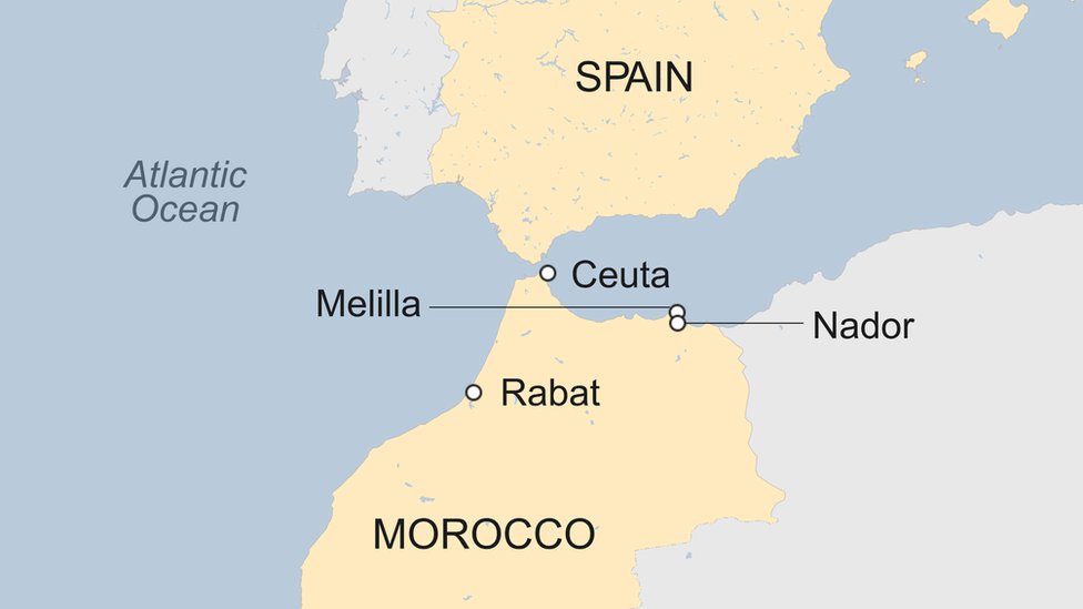 Spanish Land Borders