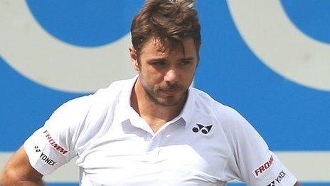 Wawrinka knocked out at Queen's