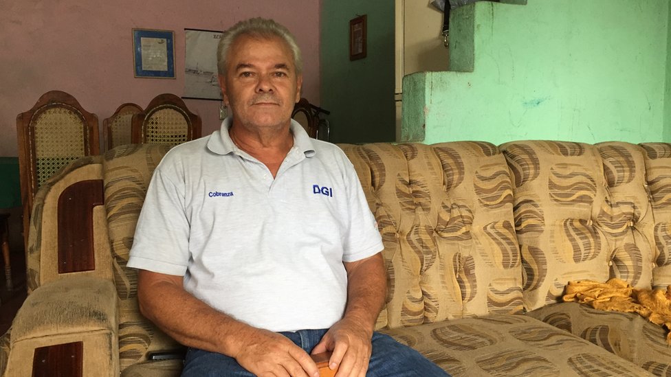 Pablo Aráuz en su casa de Somoto