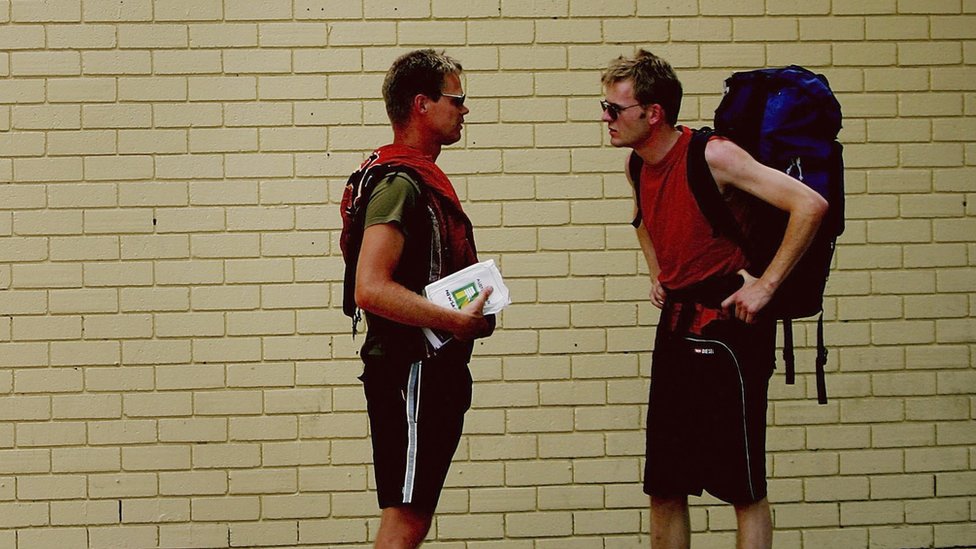 Mochileros en Australia