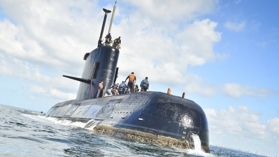 Forretningsmand krak kompas ARA San Juan: la Armada argentina confirma su hallazgo y cree que el  submarino "implosionó" - BBC News Mundo