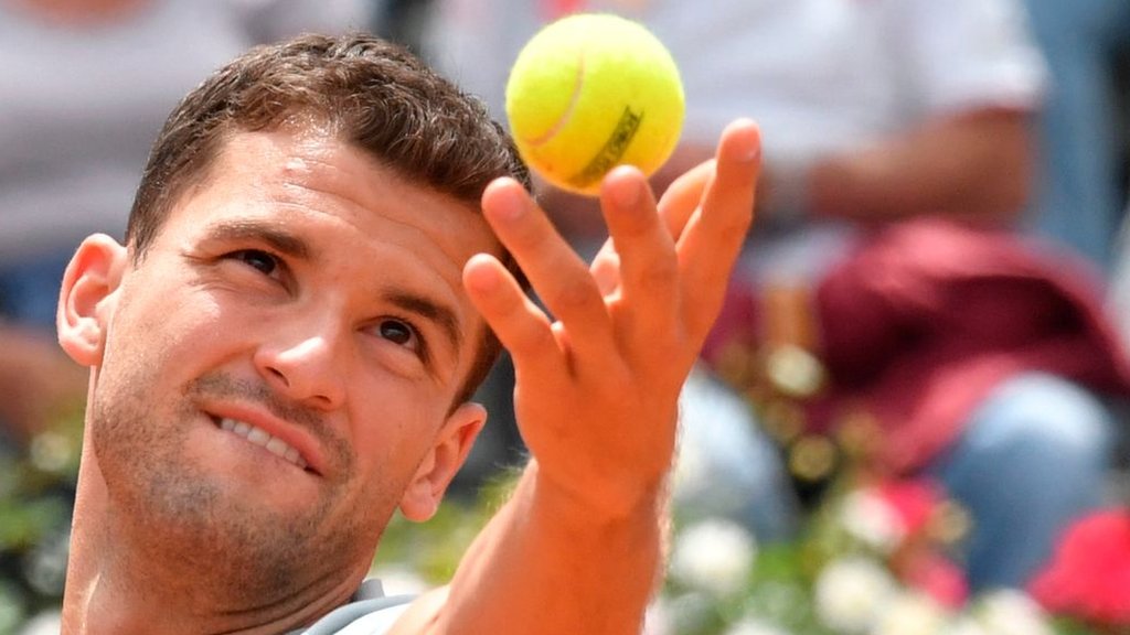 Dimitrov beats lucky loser & world 182 Safwat