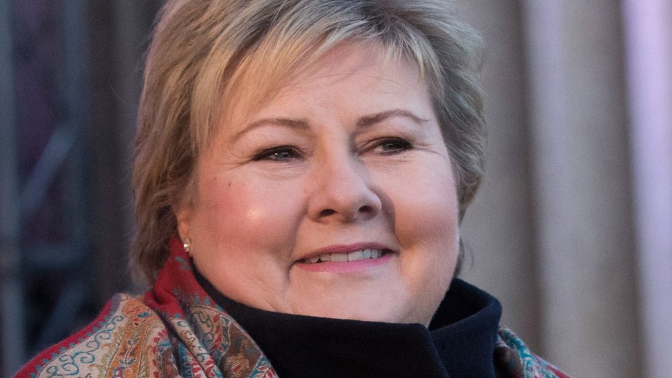 Norwegian premier Erna Solberg