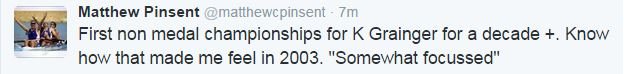 Matthew Pinsent tweet