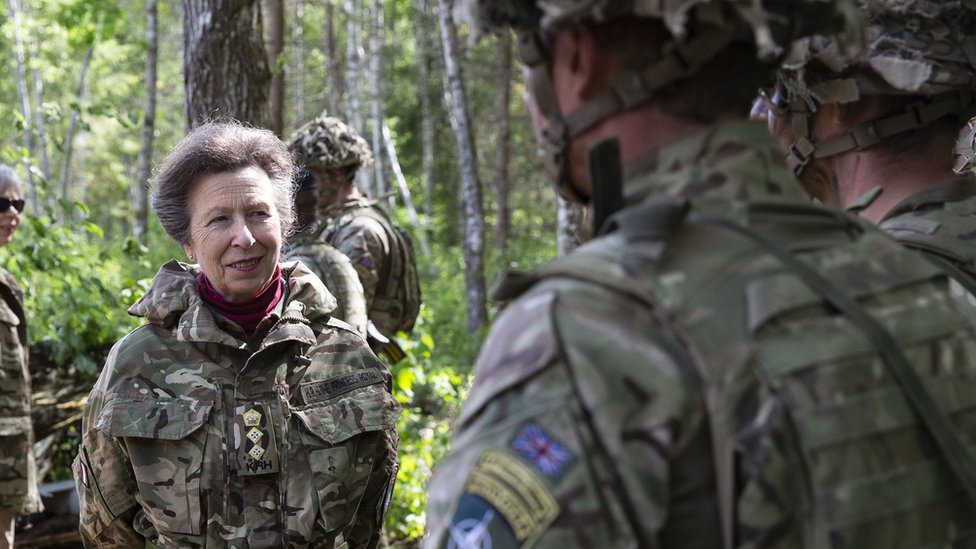 princess anne military dress Princess Anne gets military promotion as she celebrates 70th birthday