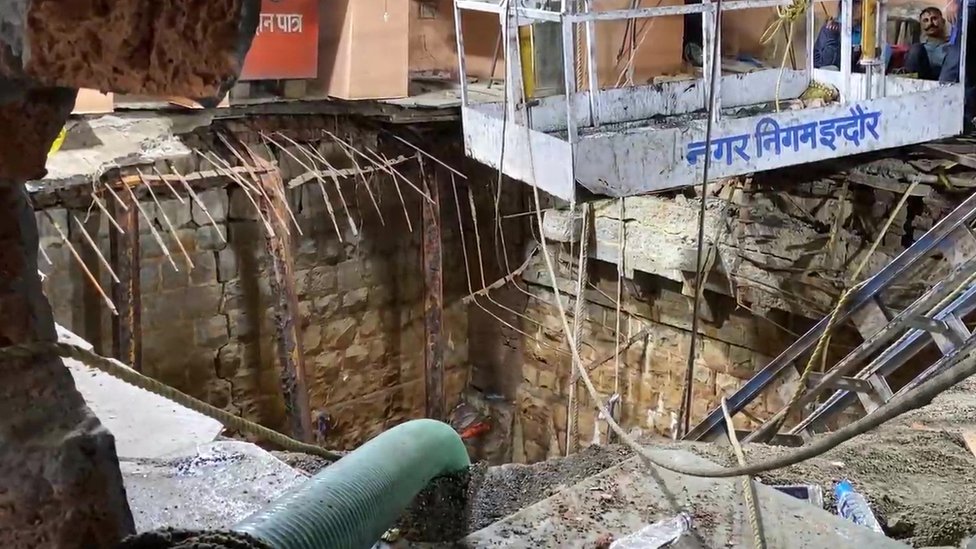 At least 35 killed in well collapse in India