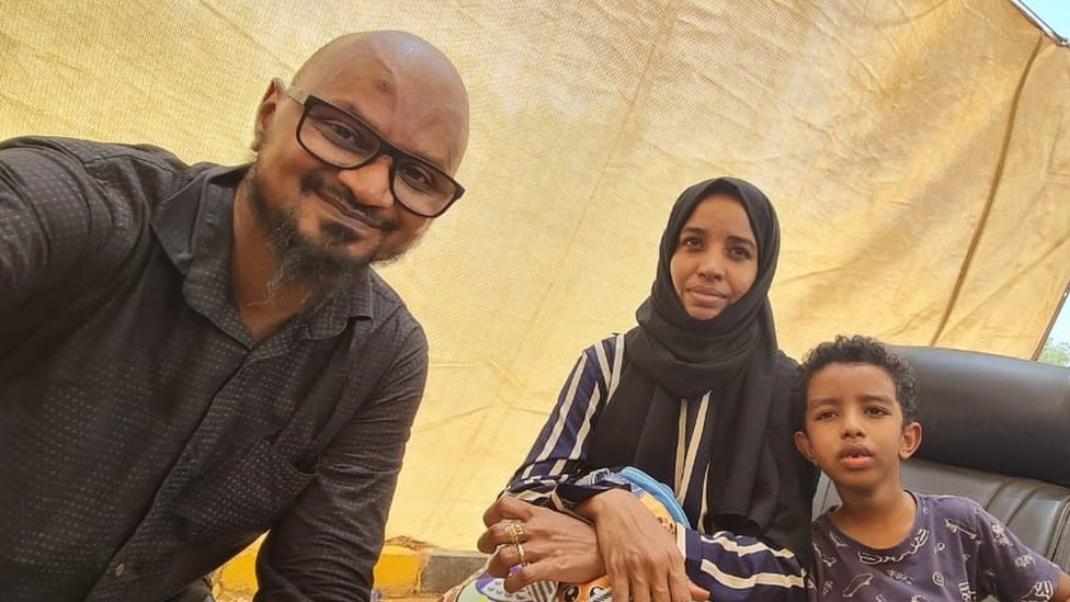 'We had to leave my elderly mum behind in Sudan’