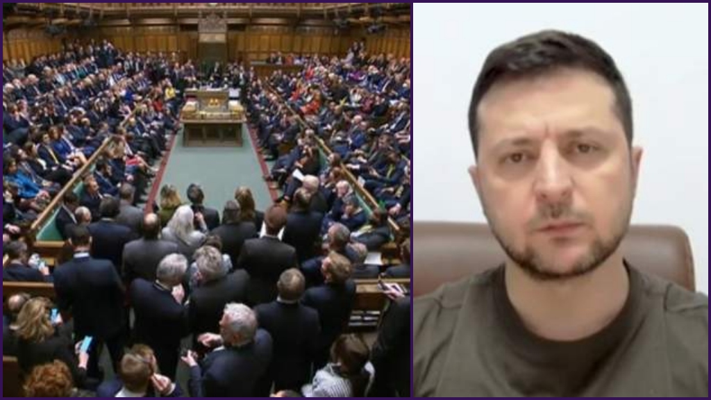 Ukraine: Applause For President Zelensky After Historic Speech To UK ...