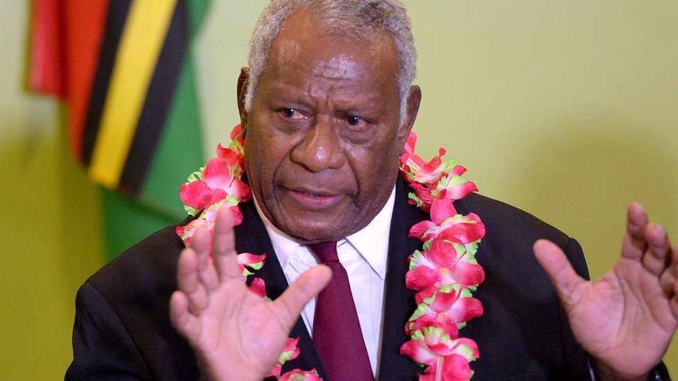 Vanuatu's president, Baldwin Lonsdale