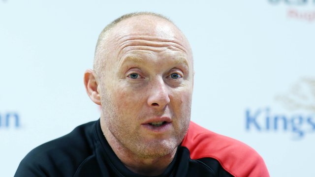 Head coach Neil Doak is frustrated by the number of injuries Ulster sustained at the Rugby - _86356773_pe_00549218