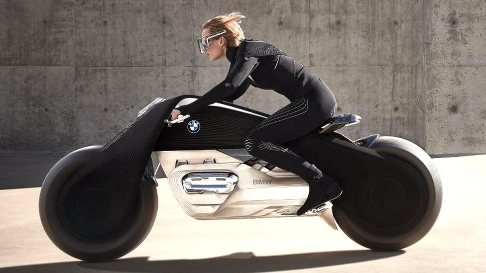 Así es la motocicleta del futuro, según BMW: casco, sin caídas y sin emisiones - BBC News Mundo