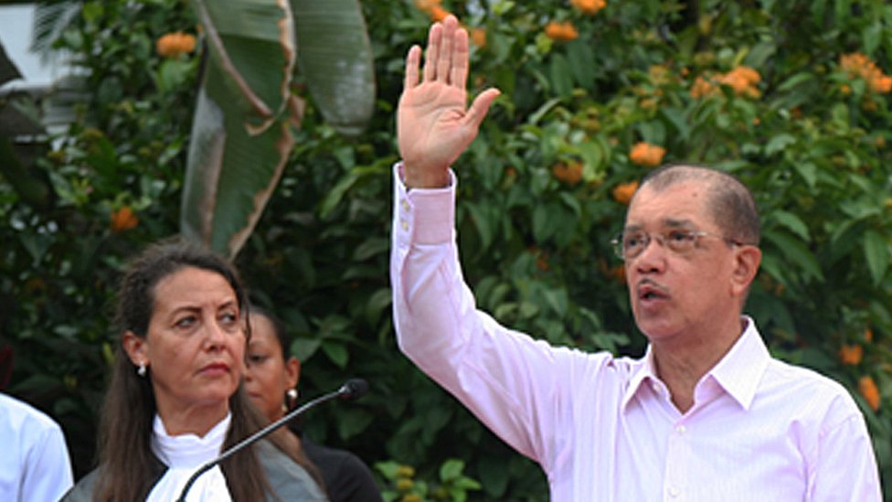 Seychelles President James Michel
