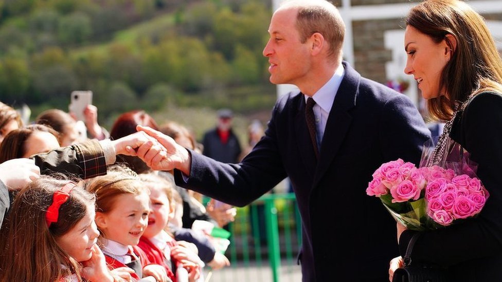 William and Kate visit site of Aberfan disaster
