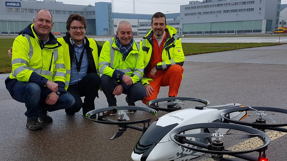 Equipo de Airbus en Alemania