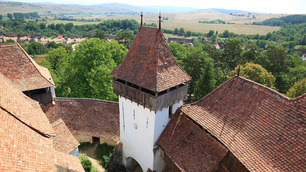 A World Heritage Site by Unesco: Viscri fortified church