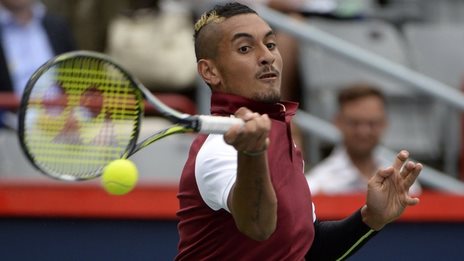 Sorry Kyrgios fined for Wawrinka jibe