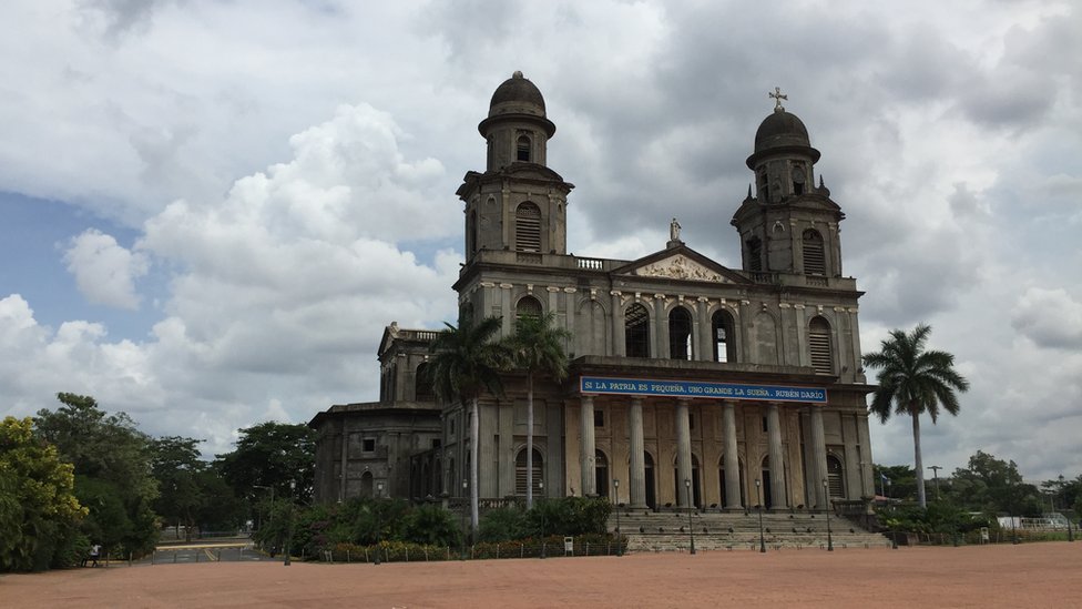 La catedral vieja de Managua