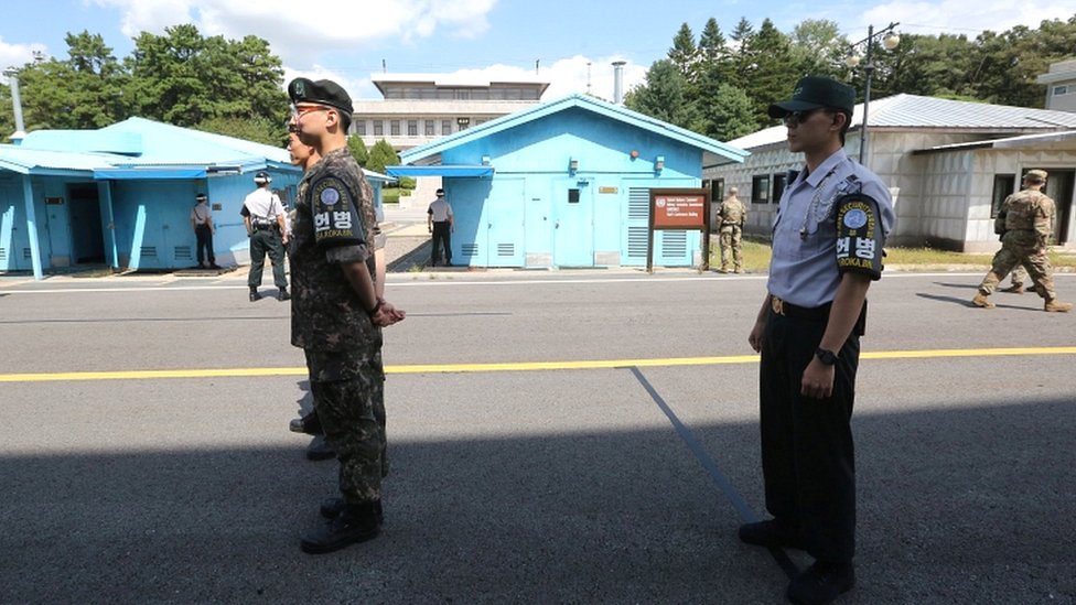 韓国と北朝鮮、板門店の非武装化で合意 25日までに - BBCニュース