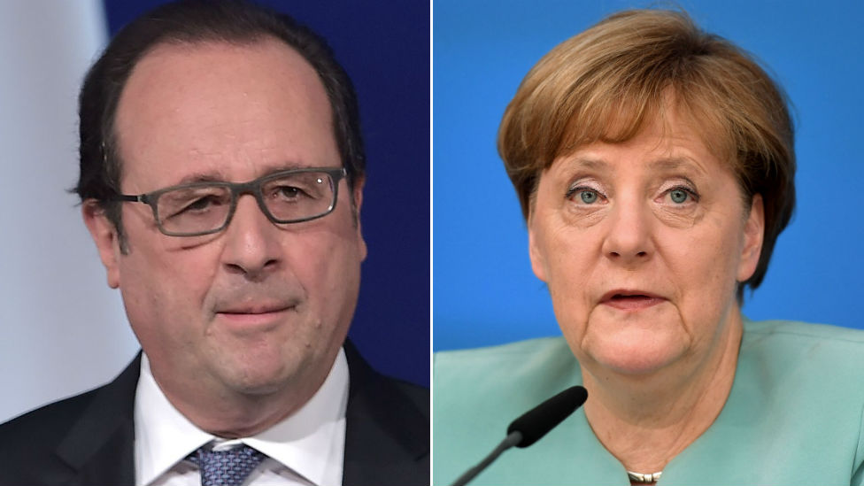 Brexit: France and Germany 'in agreement' over UK's EU exit