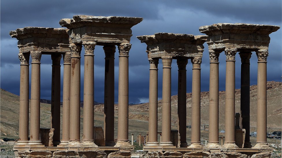 Tetrapylon Palmyra, Syria
