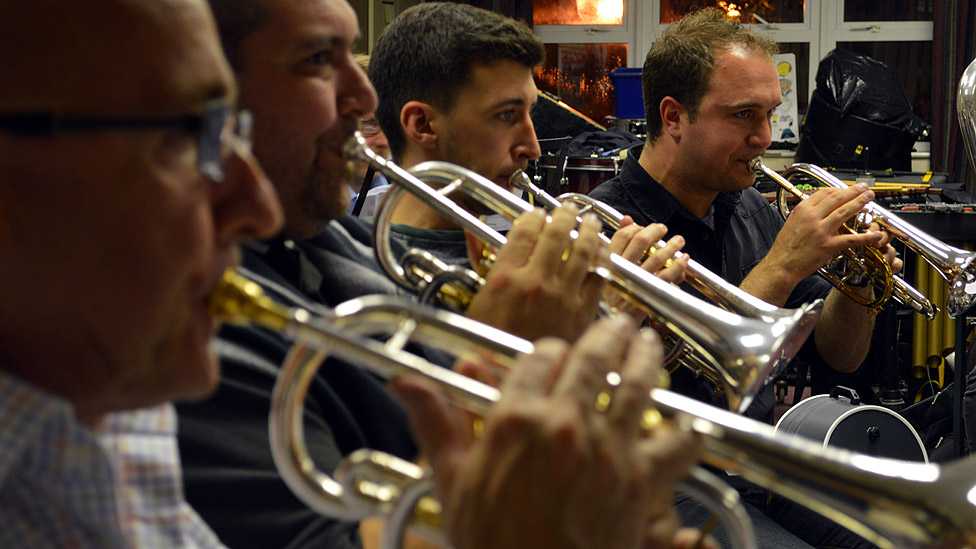 The Brassed Off band make a comeback after avoiding closure