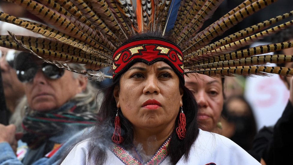 Una aborigen canadiense