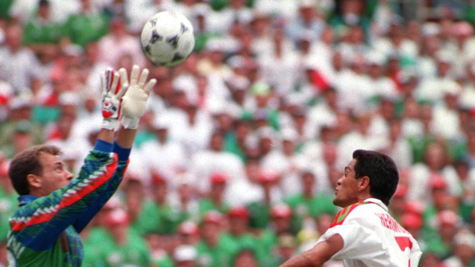 Partido México e Italia en 1994