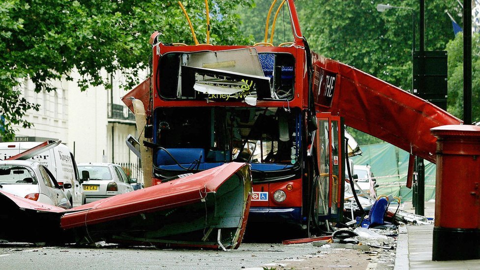 حافلة في انفجار لندن عام 2005