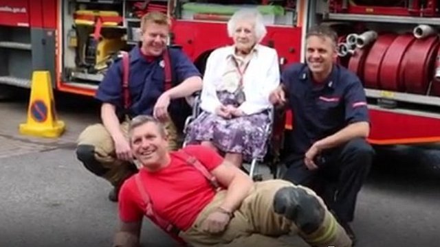 105-year-old gets birthday wish ... at last