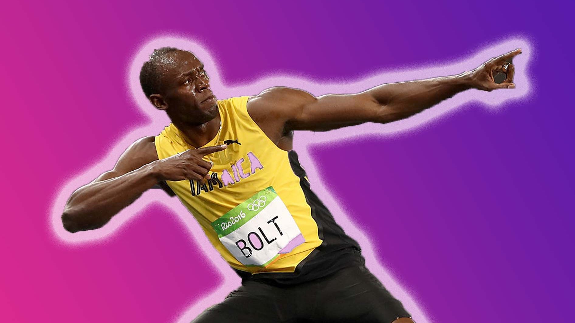 Usain Bolt Sprinter congratulated on a father after birth of