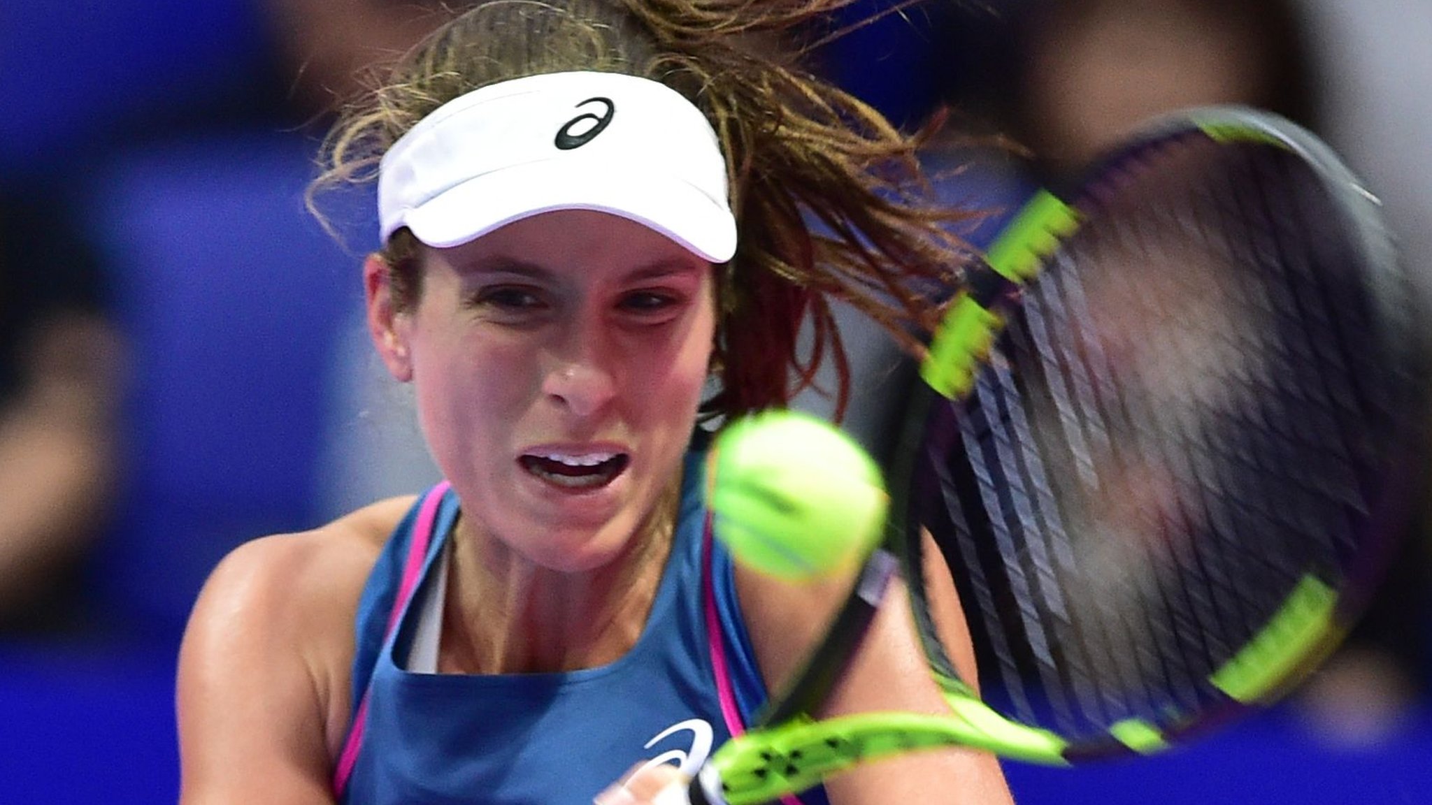 Konta overcomes Belgium's Mertens in Kremlin Cup | BBC News - Home ...