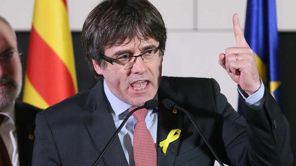 Katalan lider Carles Puigdemont Brüksel'den yaptığı konuşmada 