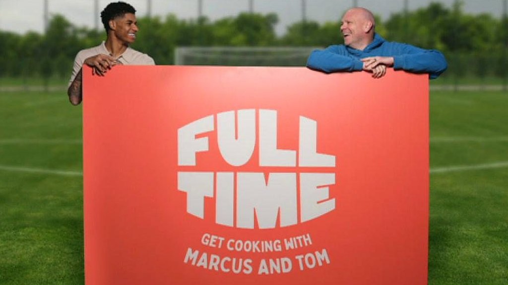 Marcus Rashford teams up with a top chef to help us cook healthy food - CBBC Newsround