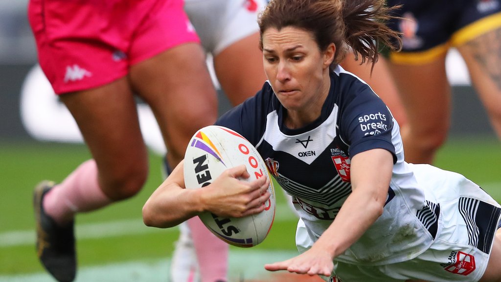 What are the teams for Brazil v England women at the Rugby League