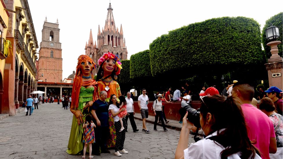 San Miguel de Allende es uno de los principales destinos turísticos de México.