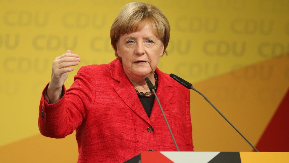 Angela Merkel.