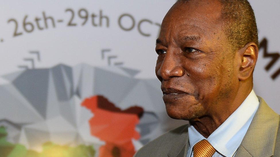 Guinea's President Alpha Conde