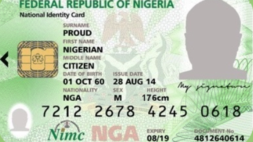 Nigeria National Id Card