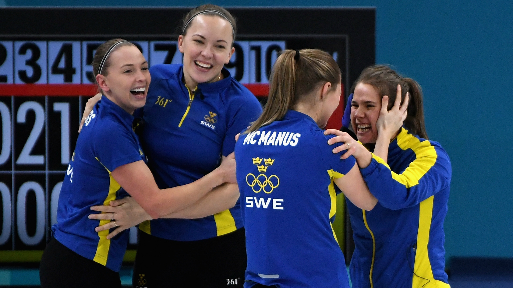 Winter Olympics: Sweden's best shots of a golden display in women's curling final