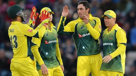 England collapse hands Australia win
